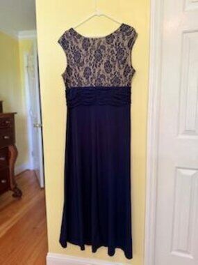 Womens AA Studio Navy Sz 14 Formal Dress